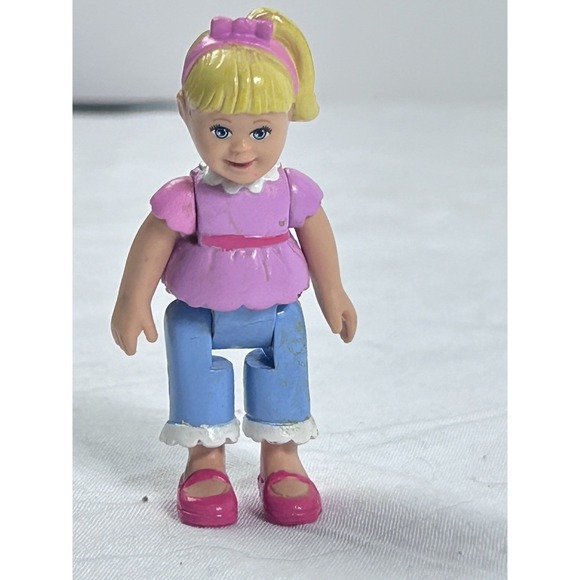 Fisher-Price Other - Vintage Toys R Us Loving Family You & Me Happy Together Blonde Sister Doll 2.5"